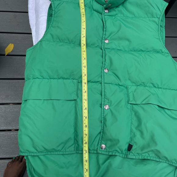 Vintage Woolrich Vest Mens Size missing. Green Puffer Down Insulated USA Made - Picture 6 of 7